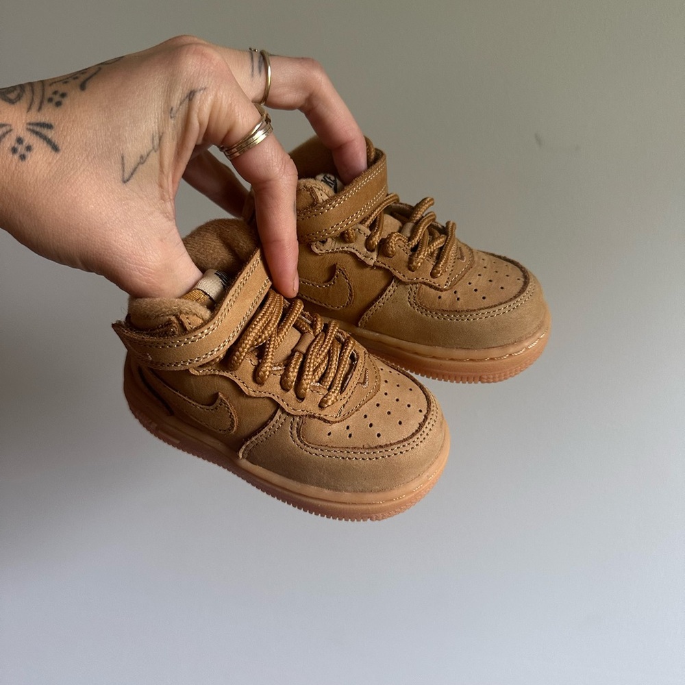 Tan Nike Kids High Tops